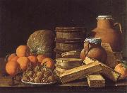 MELeNDEZ, Luis Still life with Oranges and Walnuts USA oil painting reproduction